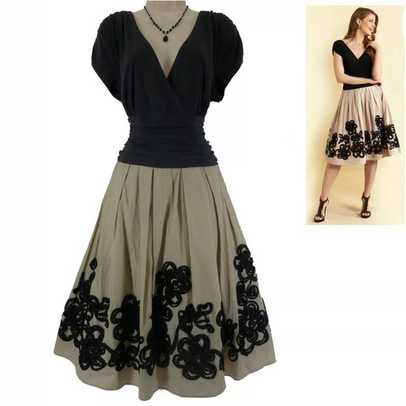 Dressbarn Collection Dresses & Skirts - 16 XL 1X▪️EMBELLISHED FIT & FLARE DRESS Plus Size